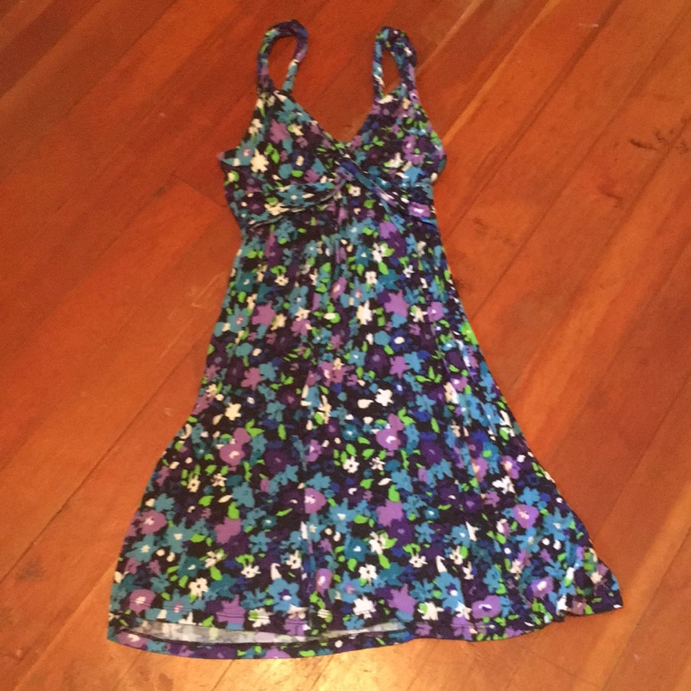 Flower print dress